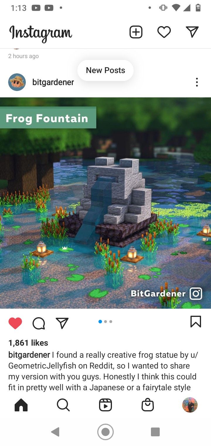 the instagram page for an animated video game