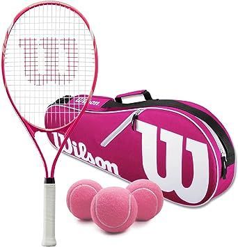 Wilson Racquet Tennis Equipment Aesthetic, Cute Tennis Racket, Pink Tennis Balls, Pink Tennis Racket, 70s Tennis, Tennis Racquet Bag, 90s Tennis, Racquet Bag, Tennis Aesthetic