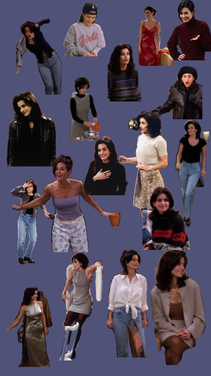 the collage shows many different types of women