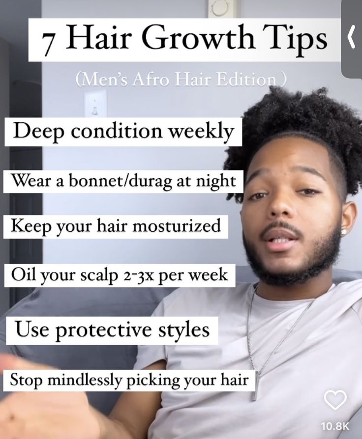 Hair Growth Black Men, How To Grow Your Hair Faster For Men, Hair Growth Tips For Men Black, Black Men Natural Hairstyles, Hair Growth Tips For Men, Grow Afro Hair Fast, Hair Growth Black Hair, Growing Afro Hair, Black Haircuts