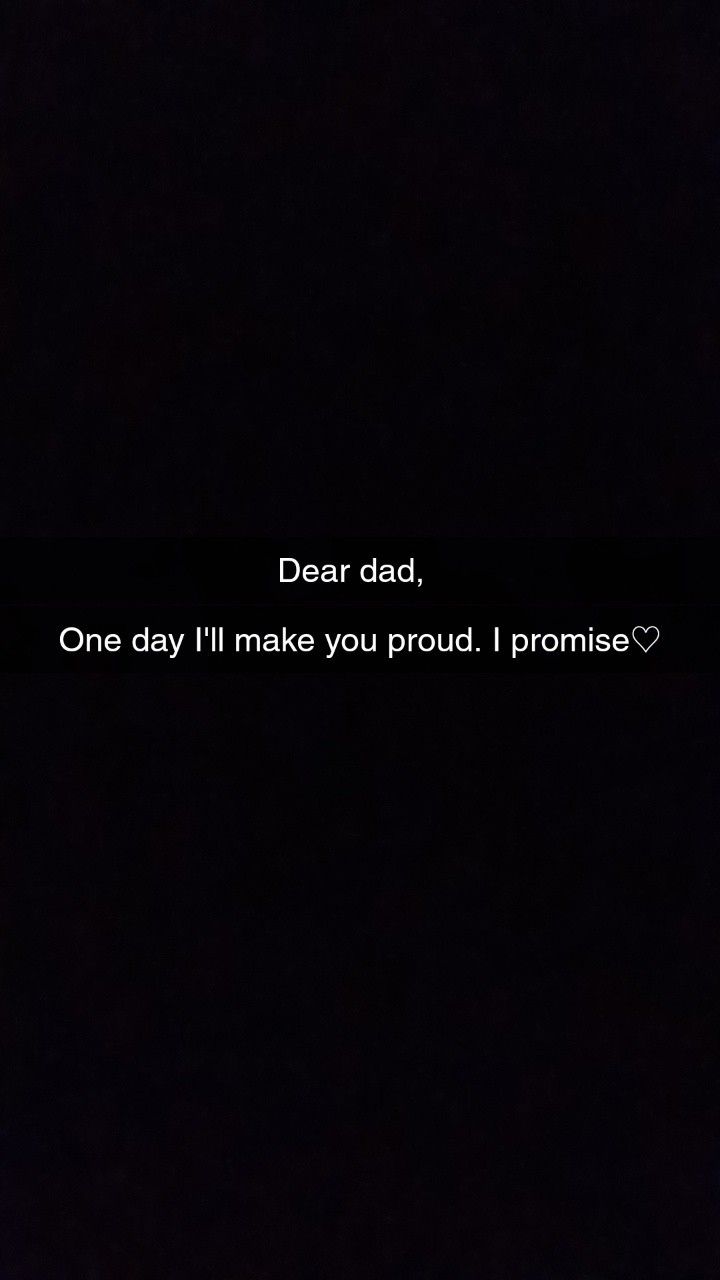 the words dear dad are written in black on a dark background with a white heart