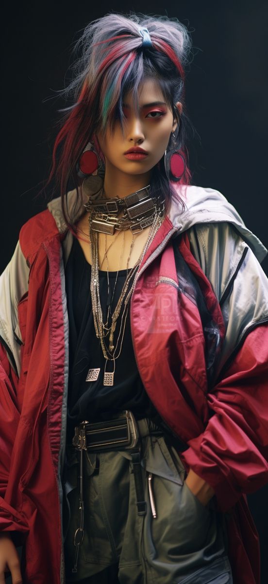 90s cyber aesthetic, cyberpunk, style, outfits Rave Outfits Cyberpunk, Electropunk Fashion, Modern Cyberpunk Outfit, Gothic Cyberpunk Aesthetic, Cyberpunk Woman Outfit, 80s Cyberpunk Fashion, Dystopian Cyberpunk Outfit, Cyberpunk Fashion Women Neon, Cyberpunk Aesthetic Clothes