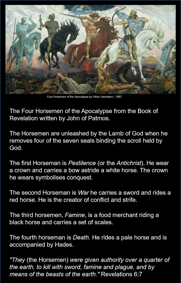 the four horsemen of the apocalypse from the book of levi