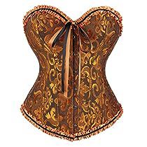 Corset Victorian, Brown Corset, Bustier Lingerie, Hip Pads, Queen Love, Plus Size Corset, Floral Corset, Overbust Corset, Corsets And Bustiers