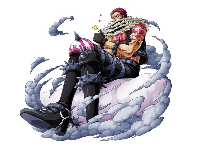 an anime character sitting on top of a cloud