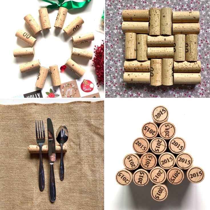 there are four different types of wine corks