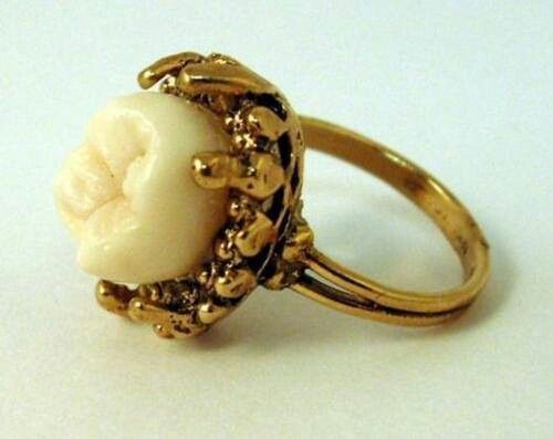 . Tooth Ring, Gold Teeth, Wisdom Teeth, Cluster Ring, Hair Jewelry, Ring Verlobung, Antique Jewelry, Floral Rings, Piercings