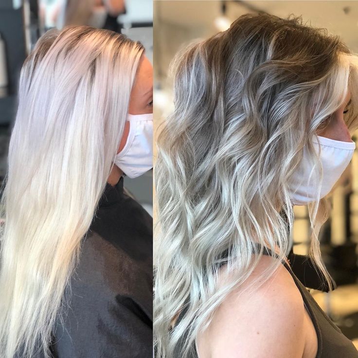 Root Melt Blonde Before And After, Platinum Reverse Balayage, Reverse Balayage Cool Tone, Reverse Balayage Platinum Blonde, Bleach Blonde To Balayage, Reverse Balayage On Blonde Hair, Blonde To Balayage Before And After, Reverse Bayalage, Reversed Balayage