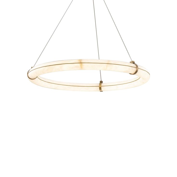 a circular light fixture hanging from the ceiling