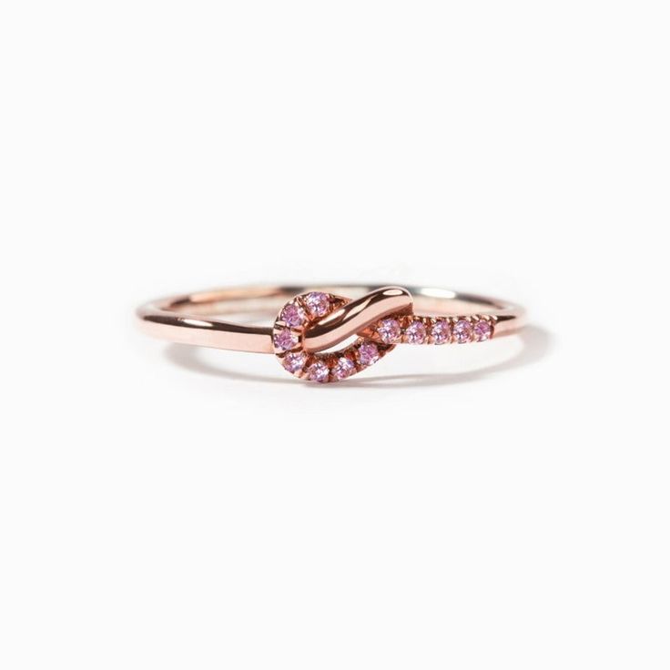 DESCRIPTION   Enhanced with a heart-melting message, this promise ring is the perfect gift for your girlfriend or boyfriend.   CARD MESSAGE To my love, This ring symbolizes a knot that is not quite yet, But has all intentions of being tied. A promise ring.    SPECIFICATIONS  Stone: AAA Grade Cubic Zirconia Metal: S925 plated with 18K Rose Gold Nickel and Tarnish Free FREE Original Message Card Promise Rings For Her Simple Kay Jewelers, Knot Promise Ring, Promise Rings Pandora, Cheap Promise Rings, Promise Rings For Girlfriend, Pinky Promise Ring, Girlfriend Ring, Cute Promise Rings, Daughter Ring