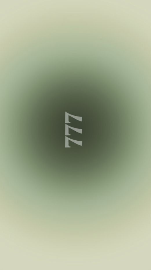 an abstract image with the letter f in white and grey colors, on a green background