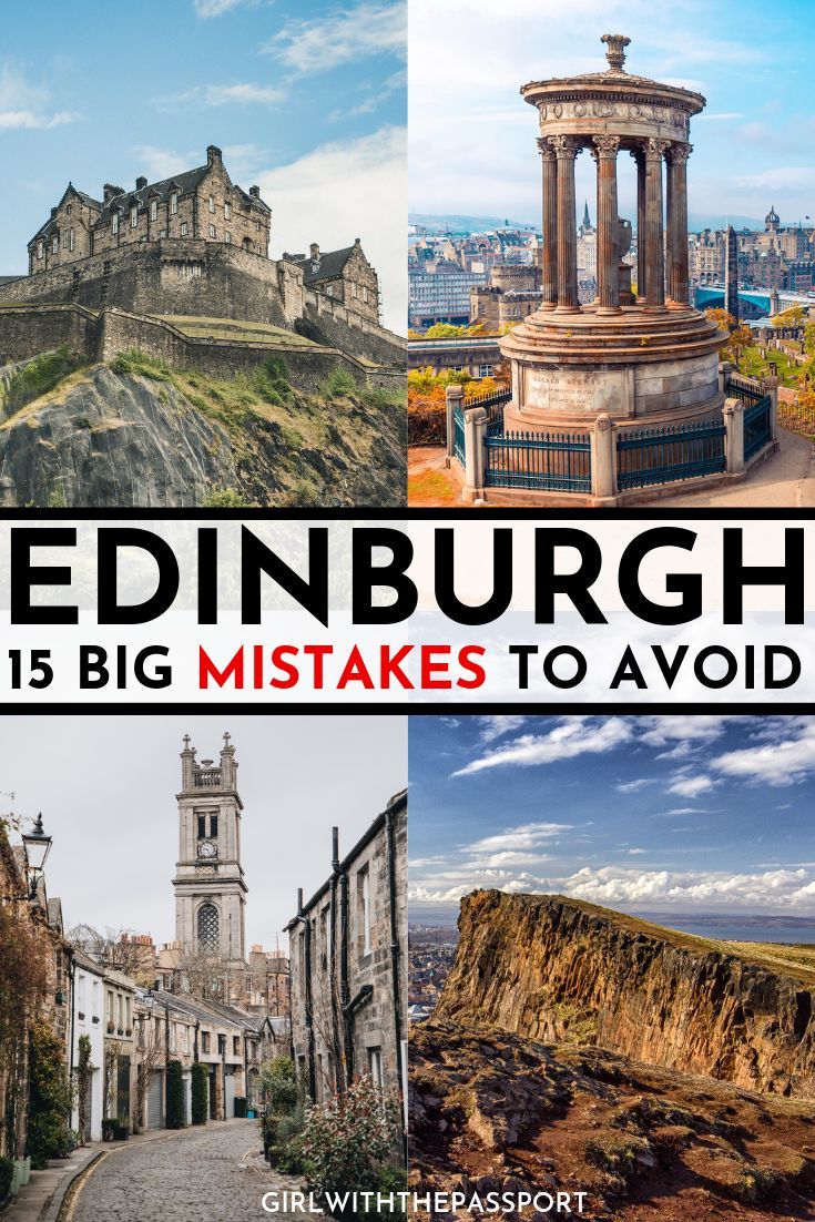 edinburgh is one of the most famous cities in europe and it's best to visit