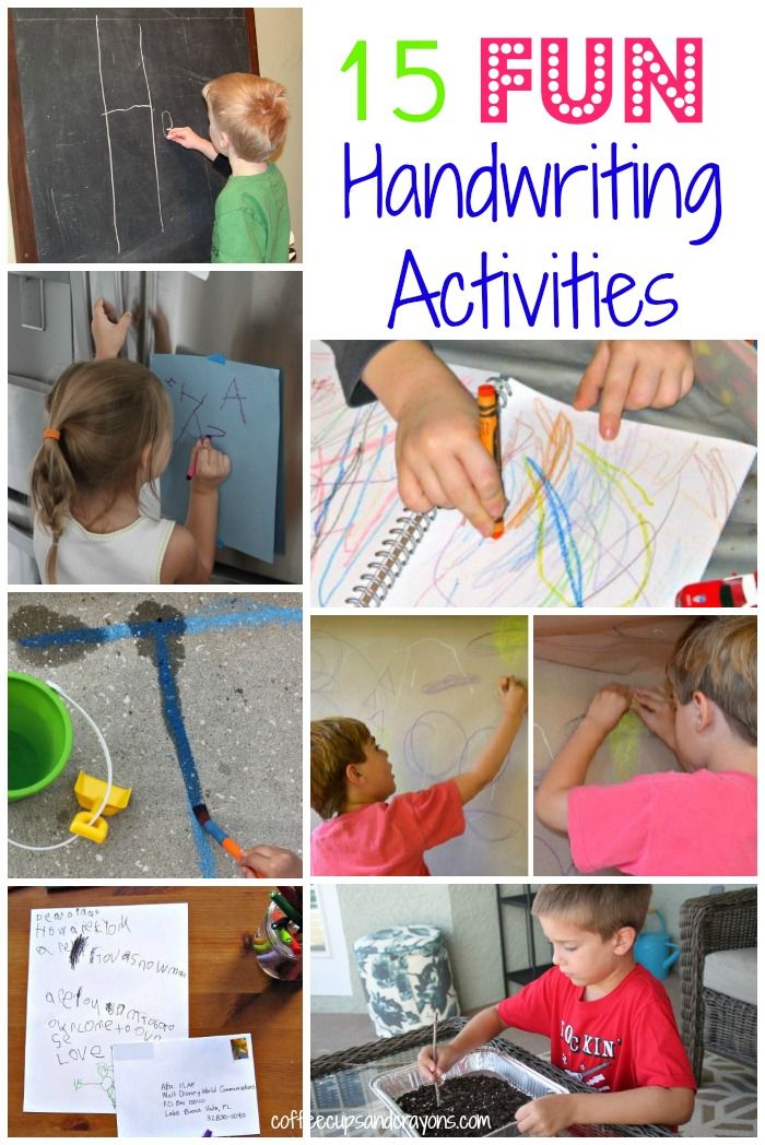 the top ten fun handwriting activities for kids