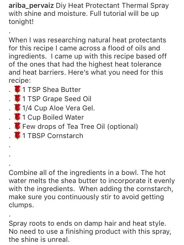 Heat Protectant Spray Diy, Homemade Heat Protectant For Hair, Diy Heat Protectant For Hair Homemade, Diy Heat Protectant For Hair, Diy Hair Heat Protectant, Diy Heat Protectant, Hair Heat Protectant, Healthy Relaxed Hair, Heat Damaged Hair