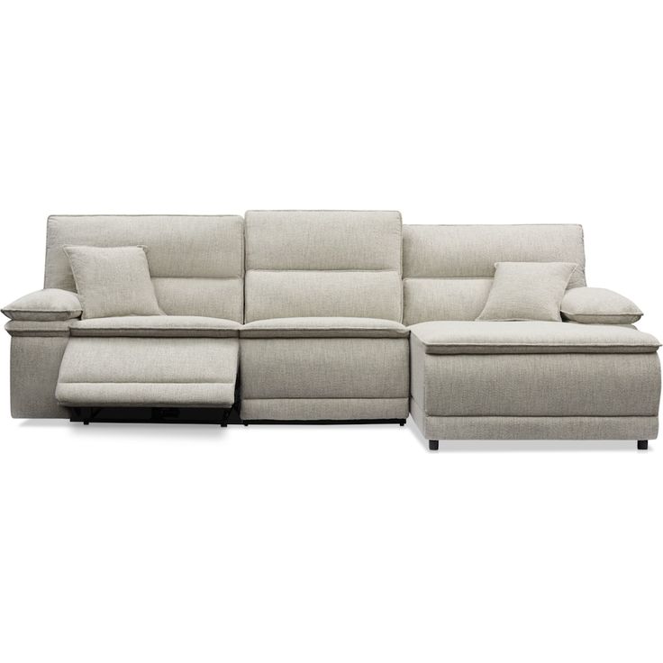 Reclining Sectional With Chaise, Sectional With Chaise, Recliner Couch, Value City Furniture, Modern Sectional, City Furniture, Modular Sectional, Reclining Sectional, Power Recliners