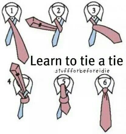 the instructions for how to tie a necktie in four different ways, including an arrow