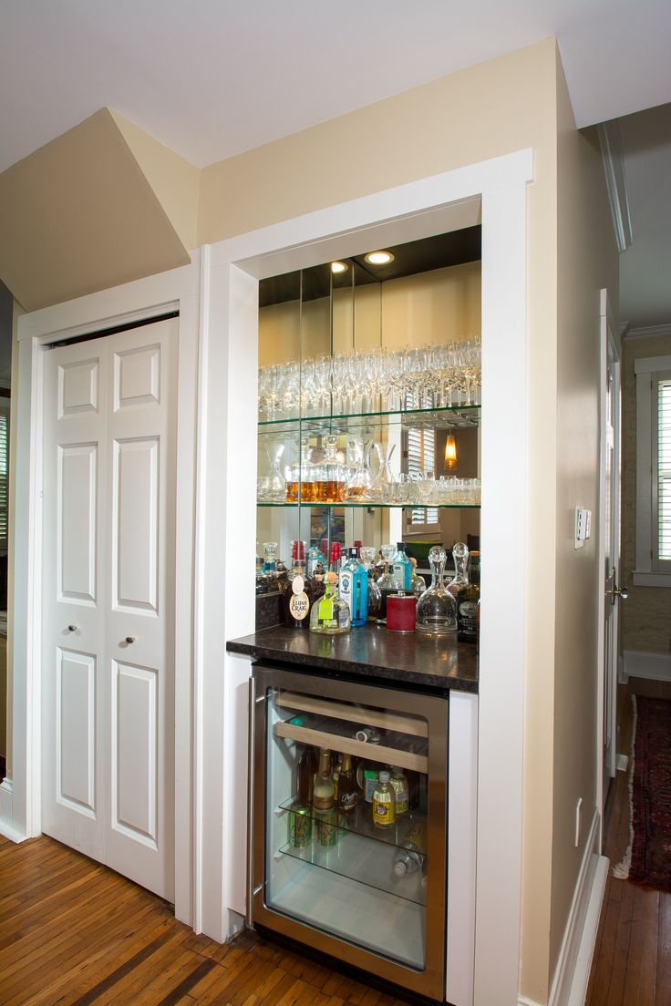 Bar With Wine Refrigerator Ideas on Foter in 2021 Closet