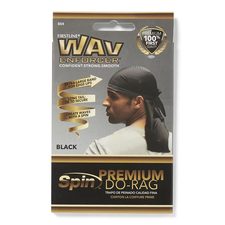 The Wav Enforcer Extra Large Premium Black Do-Rag is great for both men and women. Protects hair during sports and other high-energy activities. Do Rag, Energy Activities, Sally Beauty, Long Tail, High Energy, Protective Hairstyles, Ups, Hair Care, Hair Accessories