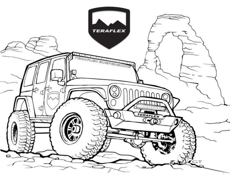 a jeep driving through the desert with text that reads terraflex easter jeep safari 2016