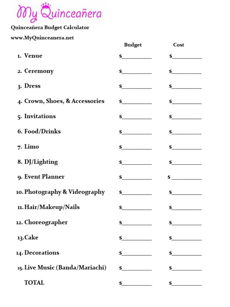 the printable list for my suncafera