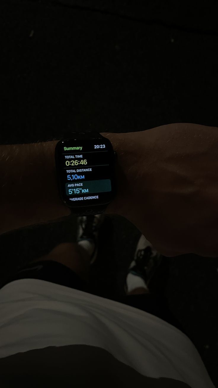 a person wearing a smart watch on their wrist