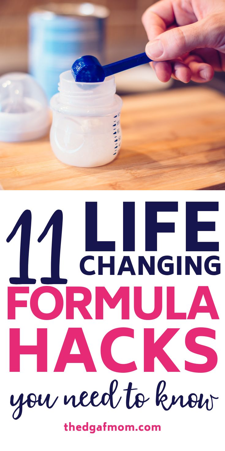 the words 11 life changing formula hacks you need to know on top of it