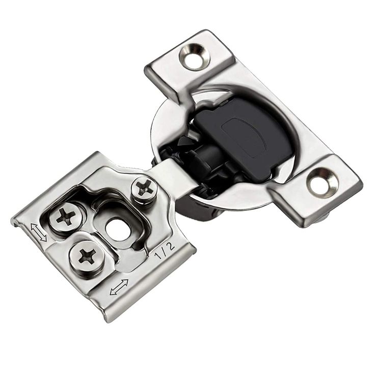 ANGSTROM 2-Pack Face-Frame Cabinet Hinges, 105-Degree Soft-Closing, 3D Adjustable (1/2" Overlay) SOFT CLOSING – Each hinge features a premium damper that allows for a slow and soft close every time. Allows for 110 degree swing angle. FACE FRAME HINGE – Designed for cabinets with box frames, a style found in many North American homes. 1/2" OVERLAY DESIGN – Built for cabinetry with 1/2" partial overlay door positioning. Requires a 35mm diameter boring cup hole. 3D ADJUSTABILITY – Built-in adjustment screws allow for precise 6-directional movement without removing the hinge. PACKAGE INCLUDES – 2 x nickel-plated cabinet hinges with mounting screws. SHIPPING - We offer FREE shipping on all orders! - We ship within 3 business days of payment, usually sooner - We use a selection of shipping servi Overlay Cabinet Hinges, Kitchen Cabinet Hinges, Face Frame Cabinets, Soft Close Hinges, Kitchen Cabinets Hinges, Hidden Hinges, Framed Cabinet, Hinges For Cabinets, Cabinet Hinges