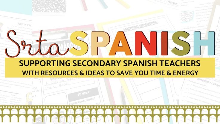 Srta Spanish - Spanish Class Activities