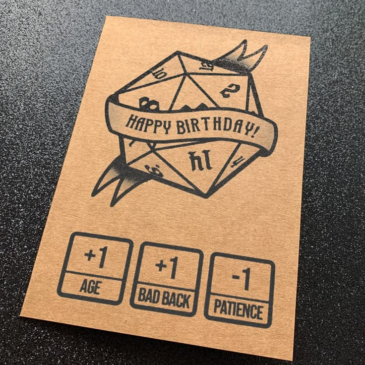 Funny D&D Birthday Card | Dungeons and Dragons Card, DnD Birthday, Funny DnD Present, DnD Card, DnD Love, DnD Gift Dungeons And Dragons Birthday Cards, Dnd Gift Ideas Diy, Funny Birthday Cards Handmade, Nerdy Birthday Card, D&d Birthday Card, Dnd Birthday Cards, D&d Gifts, Aesthetic Birthday Cards Handmade For Best Friend, Dnd Item Cards