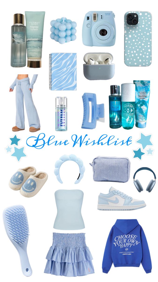 the blue wishliste is an all - in - one gift set for girls