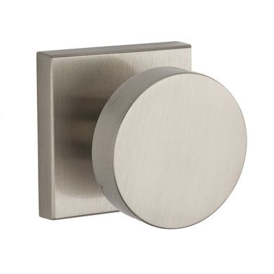 an image of a brushed steel door knob