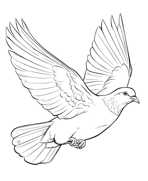 a bird flying with its wings spread