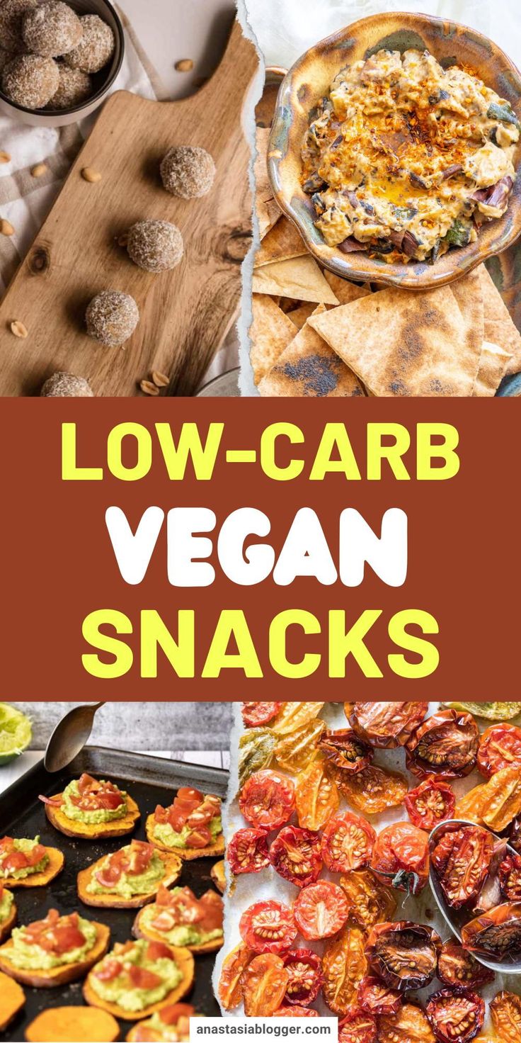 low - carb, vegan snacks are the perfect way to start your day