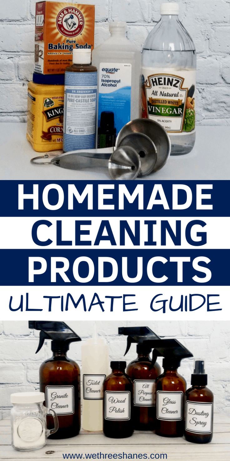 the ultimate guide to homemade cleaning products that you can use in your home and business