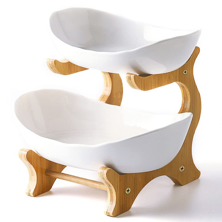 PRICES MAY VARY. The Size: 11 x 11 x 7.5 inch Package Including: 2 x White Ceramic Fruit Bowl and Bamboo Wood Stand （With Assembly Screws） This Two Tier Serving Stand Creates A Lovely and Space-saving Way To Serve Your Snacks, Candies, Fruits and Veggies Salad or Any Other Food. Thicker Sturdier Bamboo Frame. The Anti-slip Design at The Bottom of The Bowl Has Been Polished Smooth and Does Not Hurt The Countertop. Durable, Healthy, and Hygienic. Elegant Appearance: An Oval bowl with Both Value an Fruit Cupcakes, Tiered Fruit Basket, Ceramic Fruit Bowl, Serving Stand, Ceramic Fruit, Cupcake Stands, Fruit Holder, Fruit Serving, Cake Tray