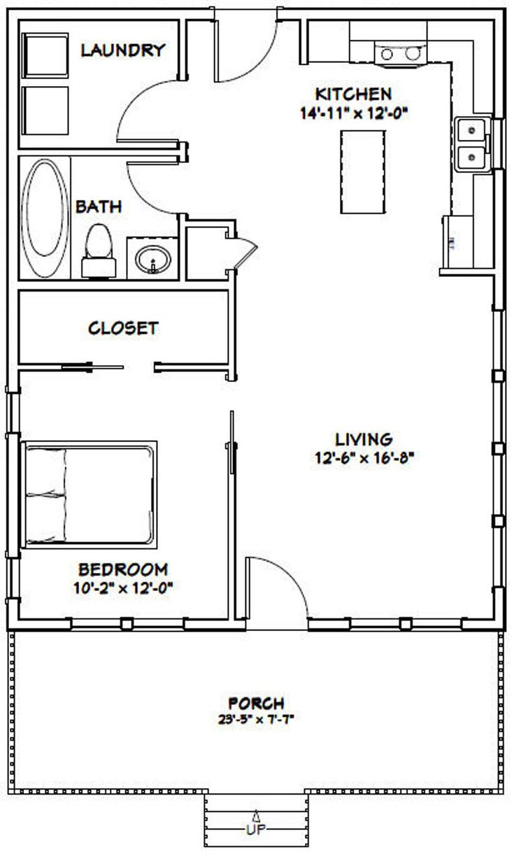 the floor plan for a two bedroom apartment with an attached kitchen and living room area