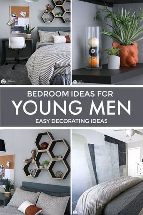 bedroom ideas for young men that are easy to do and great for small rooms or apartments