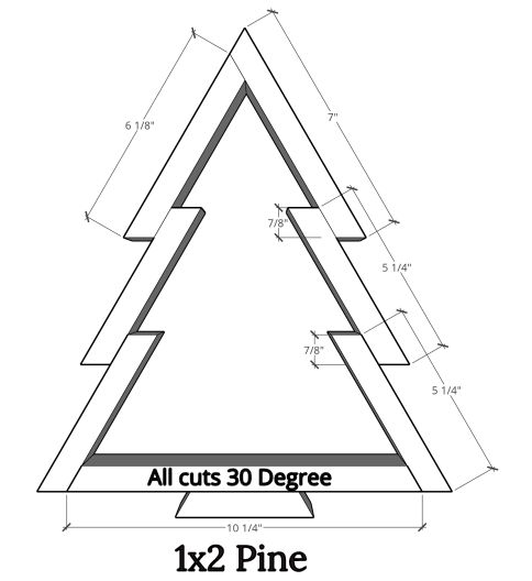 an image of a triangle with measurements for the top and bottom pieces, all cut into triangles