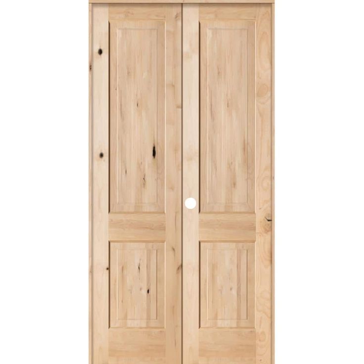 a pair of wooden doors on a white background