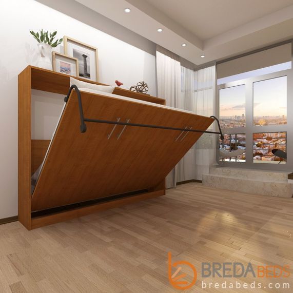 a living room filled with furniture and a large wooden object in the middle of it