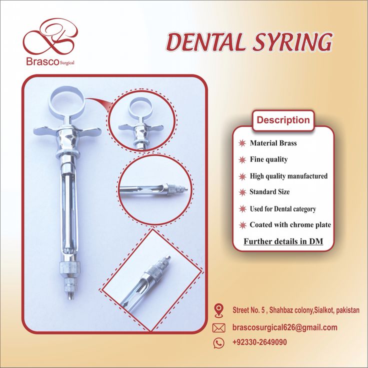 A dental syringe is a syringe used by dentists for the injection of an anesthetic. Local Anesthesia, Dental Assistant Study, Dental Instruments, Dental Assistant, Chrome Plating