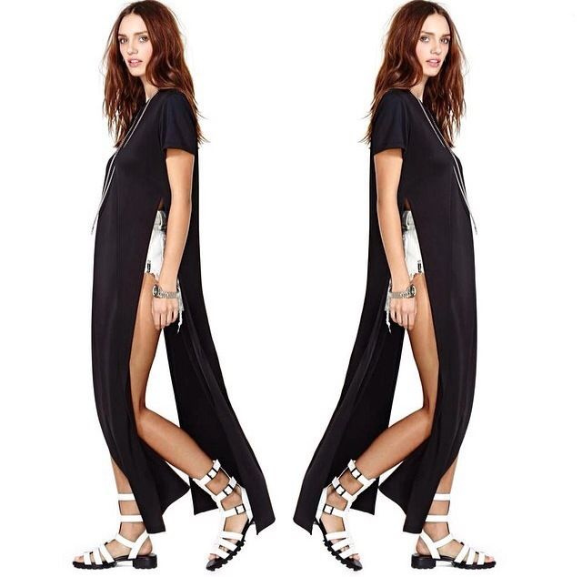 Разное в Интернет-магазине Nazya.com Elegant Shirt Dress, Side Split Maxi Dress, Long Dresses Casual Maxi, Long Summer Dresses Maxi, Hot Clothes, Maxi Tops, Work Dresses, Fashion Lady, Dress Shirts For Women