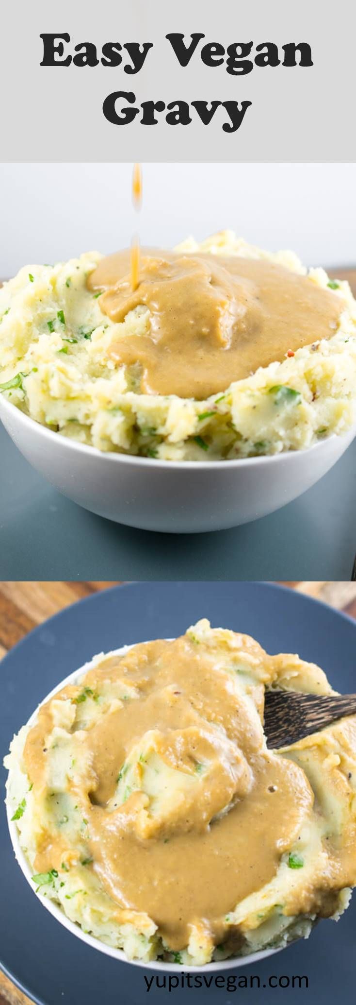 an image of mashed potatoes with gravy