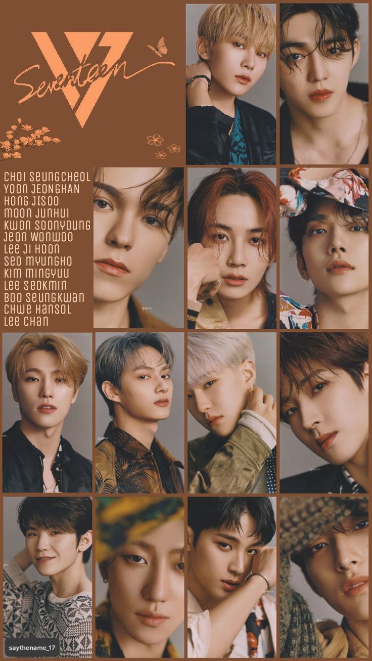 Seventeen Seventeen Moments, Seventeen Photocard, Seventeen Ot13, Seventeen Wallpaper Kpop, Seventeen Wallpaper, Pledis Seventeen, Seventeen Minghao, Carat Seventeen, Mashup Music