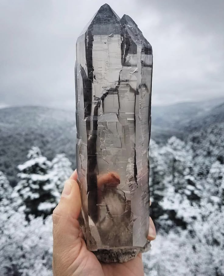 Himalayan Quartz, Crystal Aesthetic, High Road, Pretty Rocks, Smoky Quartz Crystal, Crystal Magic, Beautiful Rocks, Minerals And Gemstones, Rocks And Gems