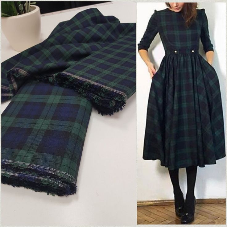 Plaid Pattern Green Dress, Green And Navy Blue Plaid Dress, Scottish Green Dress, Green Tartan Dress Puffy Sleeves, Classy Tartan Dress, Dress Stuart Tartan, Tartan Dress Sewing Pattern, Tartan Wedding Dress Scotland, Luxury Plaid Dresses For Women