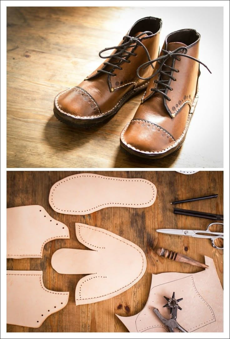 Leather Boots Diy, Diy Boots, Homemade Shoes, Make Your Own Shoes, Boots Diy, Hantverk Diy, Shoe Patterns, Making Shoes, Make Shoes