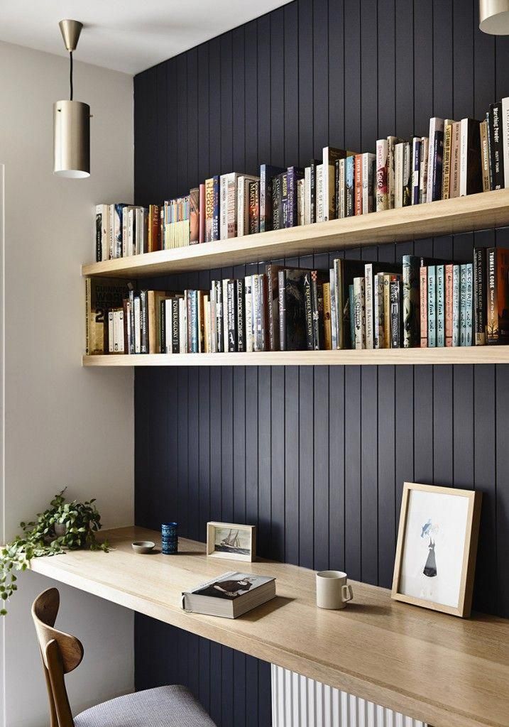 a desk with some books on it