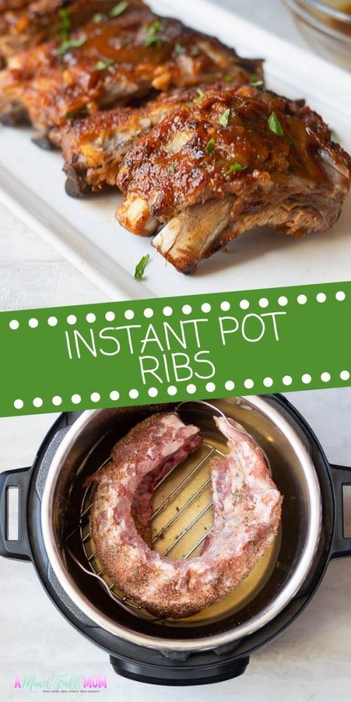 the instant pot ribs recipe is ready to be cooked