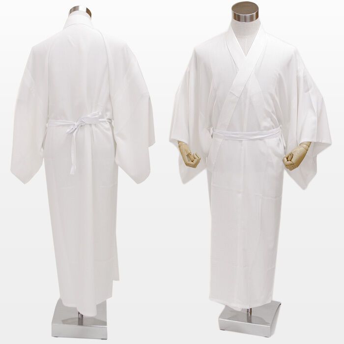 Japanese Men's Traditional Kimono inner under wear Long Full Juban White JAPAN Item Condition : Brand New Size : M, L, XL Material : Polyester *M size - Length 135cm for Height 165 - 170 cm (5'5" - 5'6")  *L size - Length 140cm for Height 170 - 175 cm (5'7" - 5'8")  *XL size - Length 145cm for Height 175 - 185 cm (5'8" - 5'11")   Our Products are 100% Authentic. Worldwide Shipping 1. Economy Shipping --- SAL   (2 - 3 weeks / with Tracking & Insurance) 2. Standard Shipping --- Airmail   (1 - 2 we Male Kimono, White Kimono, Traditional Kimono, Japanese Men, Japanese Outfits, Fashion Costume, Tag Sale, Traditional Outfits, Favorite Things List